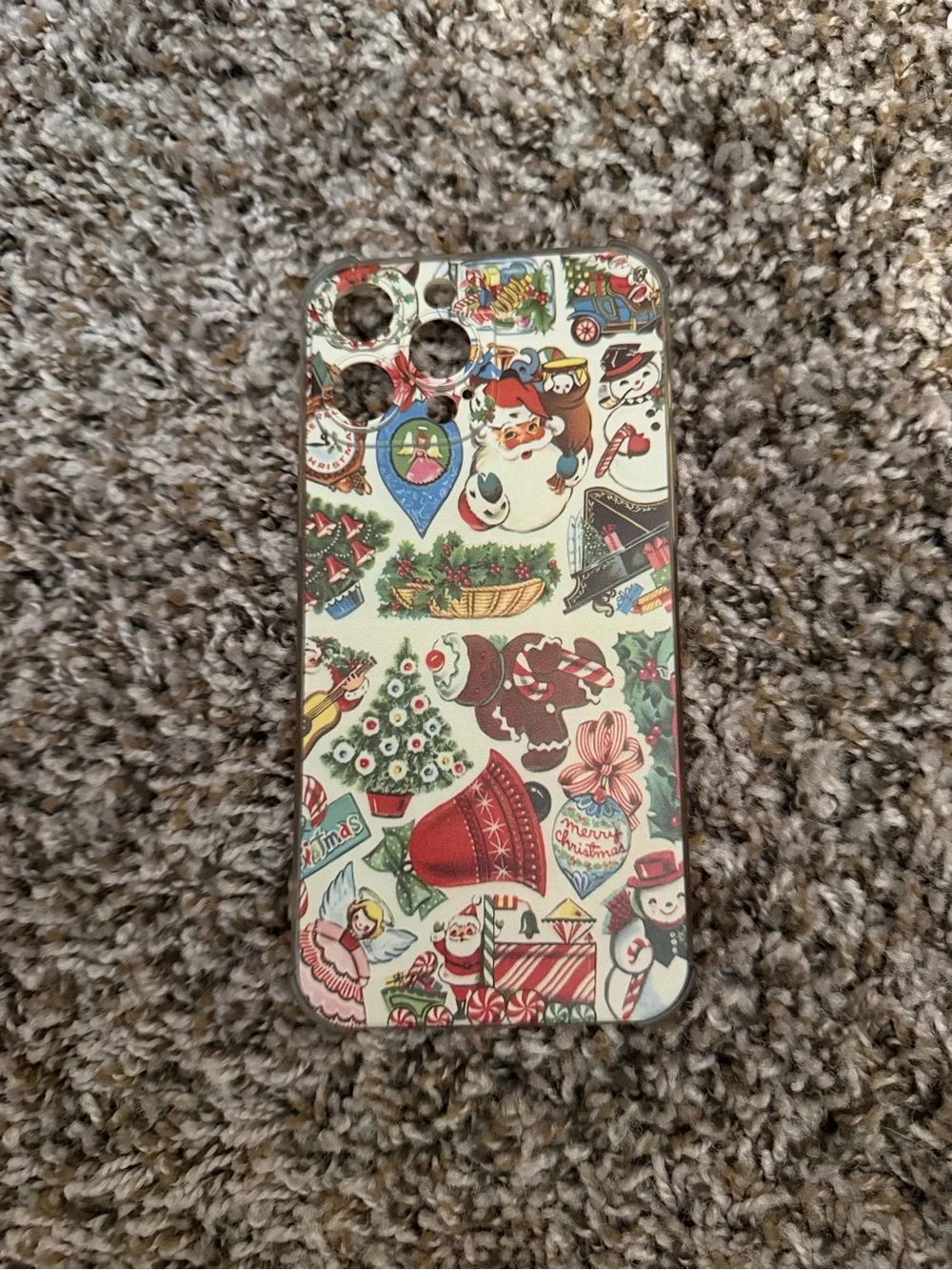 iPhone 13 Pro Max vintage Christmas phone case